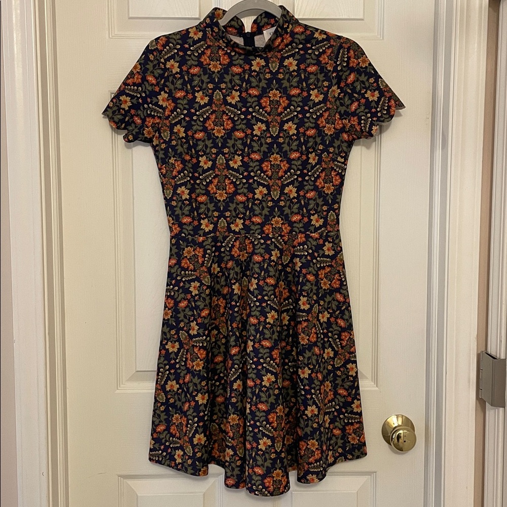 Everly Navy Floral Dress